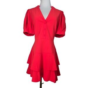 $330 Reg. Alice + Olivia Romper Red Skort Dress Size 12